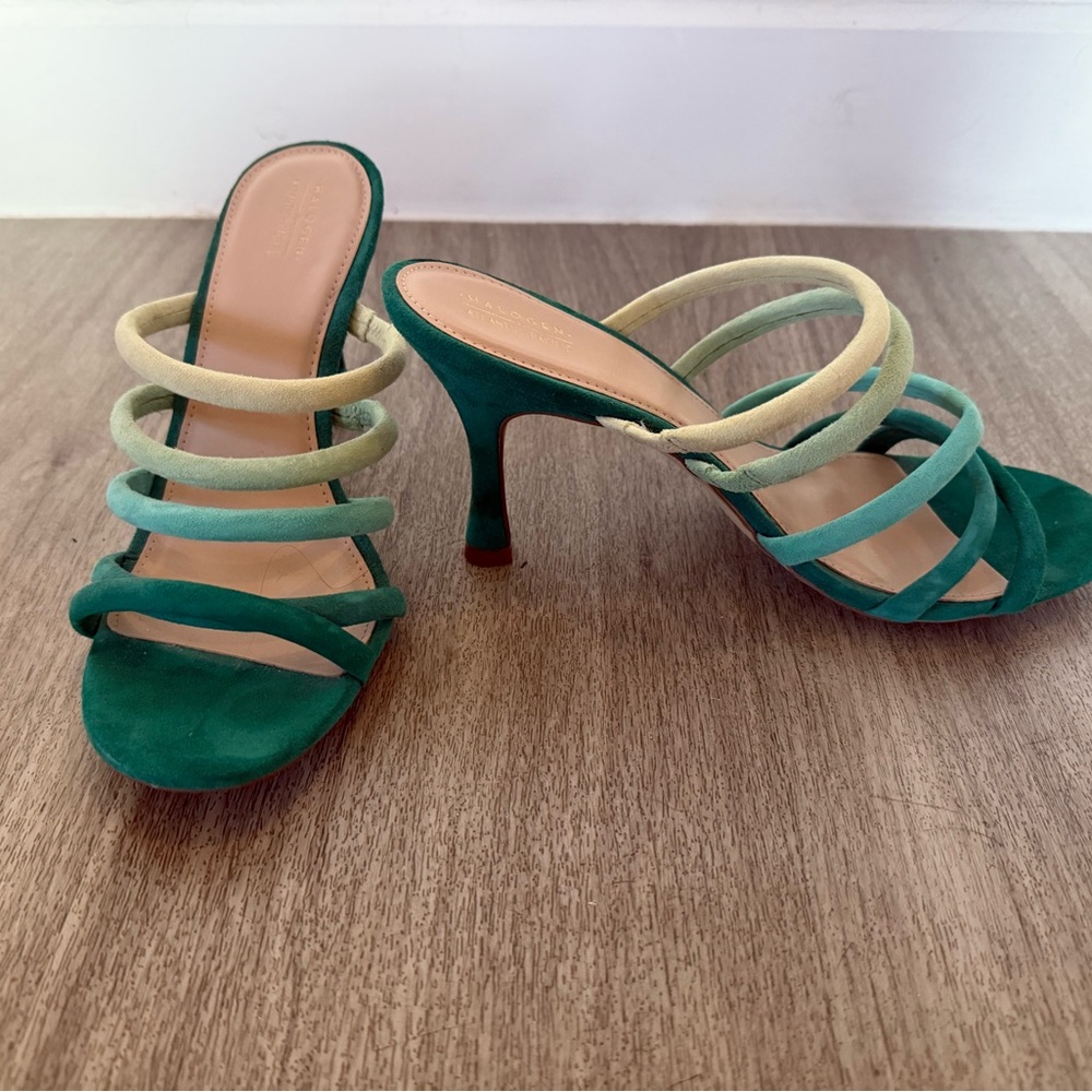 Halogen Green Multi-Strap Heels